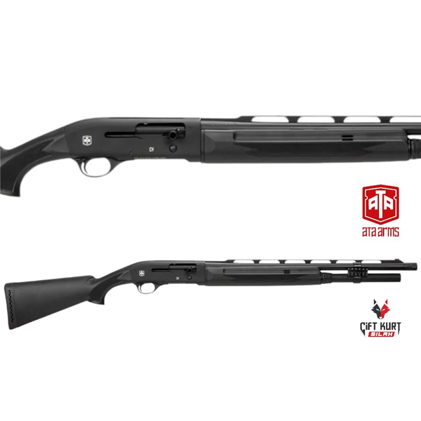 Ata Arms	DARK EDİTİON 12	Tüplü Şarjörlü Yarı Otomatik Siyah Av Tüfeği